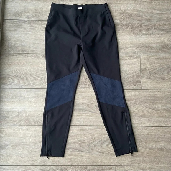 GAP Sculpt  Faux Suede Sleek Zipper Ankle Leggings - Picture 4 of 16